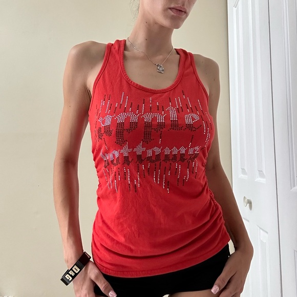 Red y2k apple bottoms tank - Picture 1 of 6